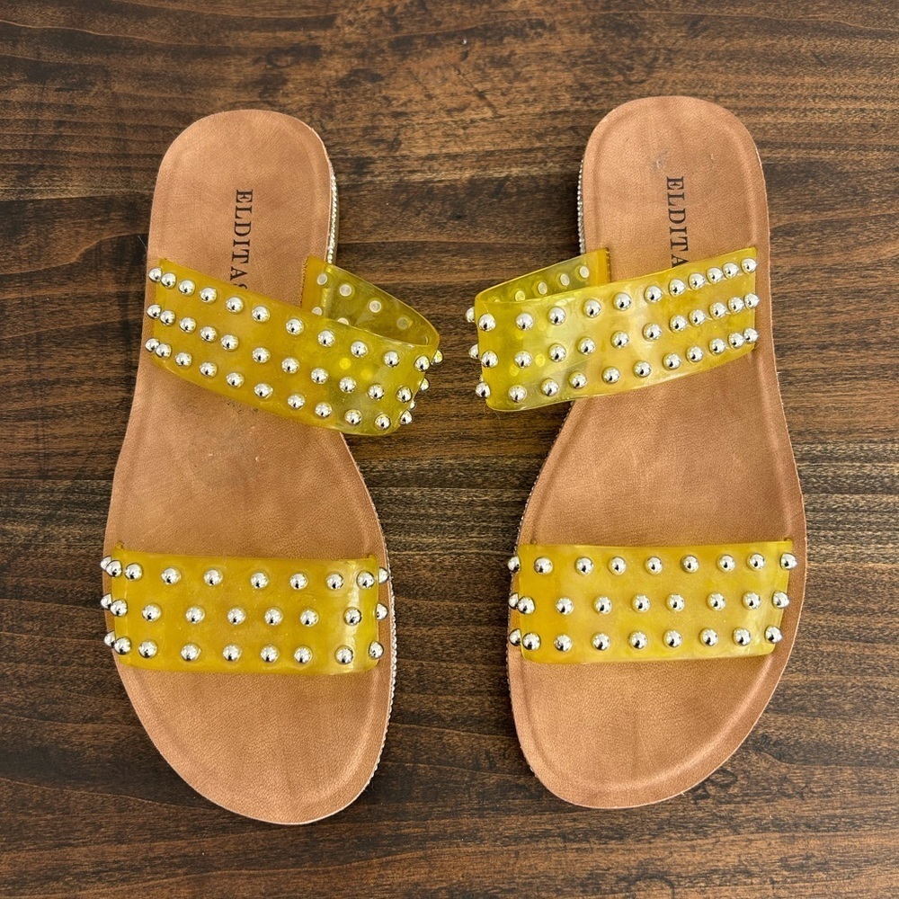 Elditas Perry Slip-on Sandals, Size 7.5